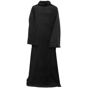 Verk Fleece TV takaró ujjakkal Snuggie 180 × 140 cm, fekete kép