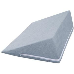 Bellatex Ék alakú párna 2005/044 80×50×20 cm - frottír, kékesszürke kép