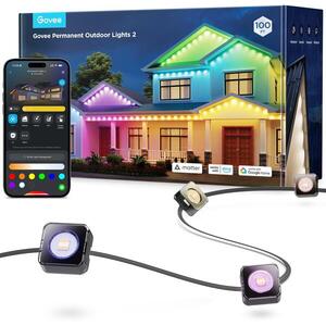 Govee RGBICW Outdooe Lights Matter, 30 m kép