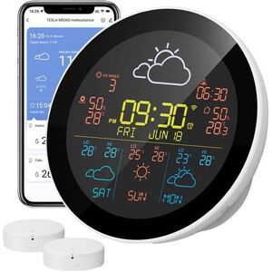 TESLA Smart Device MS360se okos WiFi meteorológiai állomás külső érzékelővel kép