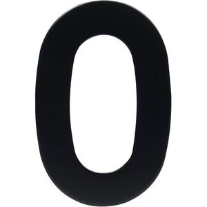 „0” házszám - rozsdamentes acél kép