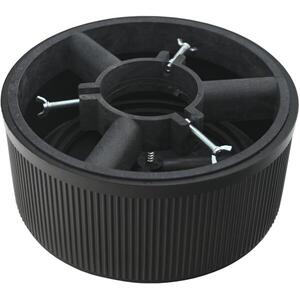 COMPASS Karácsonyfatalp, műanyag, fekete, 5 l kép