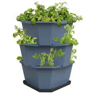 Gusta Garden PAUL POTATO önöntöző 3 szintes virágcserép, kék kép