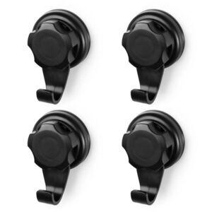 COMPACTOR Bestlock Black kicsi, fali, tapadókorongokkal, fúrás nélküli rögzítés, teherbírása max. 3 kép