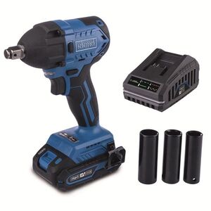 SCHEPPACH ütvecsavarozó AKU 20V IXES, töltő BC-IW350-X-SET S (1 × 2 Ah) kép