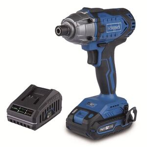 SCHEPPACH ütvecsavarozó AKU 20V IXES, töltő C-ID180-X-SET S (1 × 2 Ah) kép