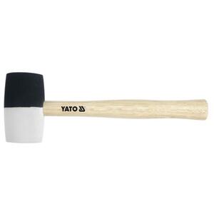 YATO Gumikalapács, 340 g, fekete-fehér kép