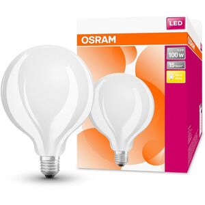 OSRAM LED izzó, gömb, nagy méretű, E27, 11 W, STAR, meleg fehér kép