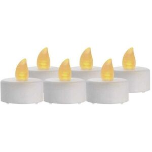 EMOS LED dekoráció - 6x teamécses, fehér, 6x CR2032, beltéri, vintage kép