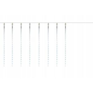 ISO 19931 Karácsonyi fényfüzér, jégcsapok, 288 LED, 50 cm, IP44, 230 V, hideg fehér kép