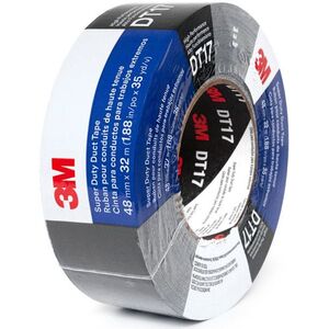 3M Duct Tape DT17 rendkívül erős, extrém körülményekhez, fekete, 48 mm × 32 m kép