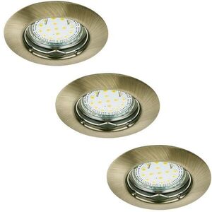 Rabalux Beépíthető LED lámpa szett, 3×GU10-LED/ 3 W/ 230 V kép