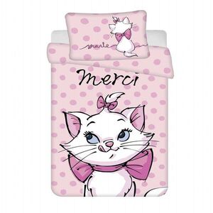 Jerry Fabrics Disney Marie Cat Merci ágyneműhuzat, 100×135 + 60×40 cm kép