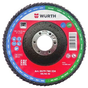 WÜRTH lamellás csiszolókorong 115 mm, G40 kép