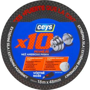 CEYS professzionális szalag rendkívül tartós 18 m × 48 mm kép