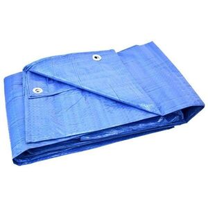 GEKO Vízhatlan takaróponyva, PP/PE, 75 g/m2, kék, 8×12 m kép
