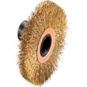 BOSCH 1600A00159 Drótkefe, sárgaréz bevonatú, 10 mm kép