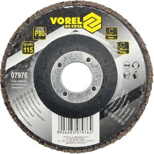 Vorel lamellás csiszolókorong 115 mm P40 kép