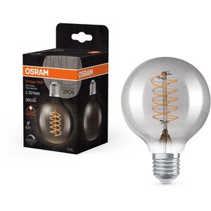 OSRAM Dimmelhető LED izzó, VINTAGE, E27, 7, 8 W, GLOBE, meleg fehér kép