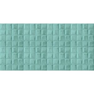 HCS deco 3D öntapadós falpanel, mentaszín kockák, bársony / velvet kép