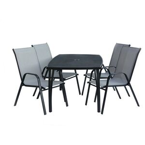 ROJAPLAST ZWMT-24 + XT1012C kerti bútor szett, 1 asztal 1 + 4 fotel kép