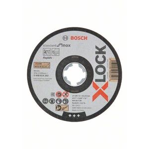 BOSCH X-LOCK Standard for Inox Lapos vágótárcsa kép