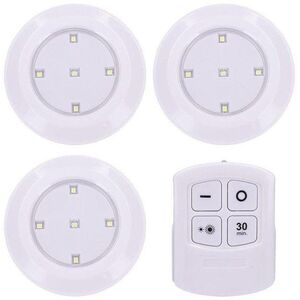 Donoci 3x LED dimmelhető lámpa távirányítóval LED/3xAAA kép