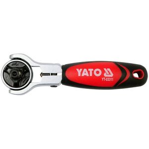 YATO 1/4" 115 mm-es kombinált racsni forgó fejjel YT-03311 kép