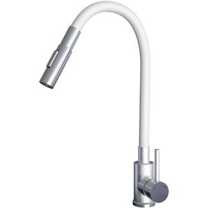 Sinks Elasta S, rozsdamentes acél/fehér kép