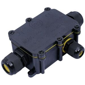 Solight Vízálló kábelösszekötő doboz, IP68, 1×bemenet, 2×kimenet, 5-9/9-12 mm, max 2, 5 mm² kép