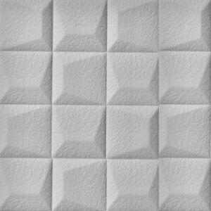 HCS deco 3D öntapadós, fali, kockák, műbőr kockák, 2 darab, szürke kép