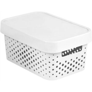 Curver INFINITY DOTS doboz 4, 5 L - fehér kép