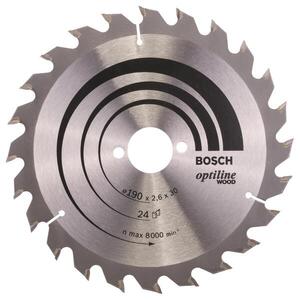 Bosch Optiline Wood körfűrészlap, 190×30×2, 6 mm, 24 (2.608.640.615) kép
