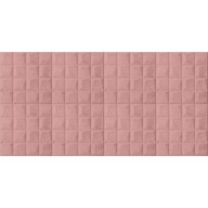 HCS deco 3D öntapadós falpanel, rózsaszín kockák, bársony / velvet kép