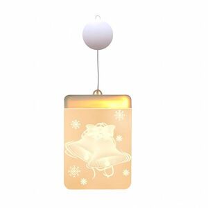 Verk 26015 Felakasztható karácsonyi 3D LED dekoráció - Világító csengő kép