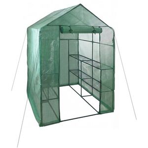 GARVIA Fóliatsátor Porri hengeres, bejárat megerősített fólia 143 × 143 × 195 cm PE kép