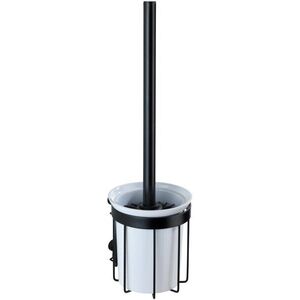 WENKO Classic Plus WC-kefe, fúrásmentes, fekete kép