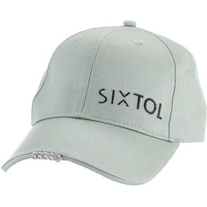 SIXTOL B-CAP baseballsapka LED világítással, 25 lm, tölthető, USB, univerzális méret, zöld kép