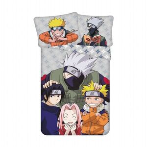 JERRY FABRICS Naruto, szürke, 140×200 + 70×90 cm kép