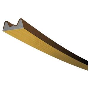 Trelleborg TLT ablak- és ajtótömítés, K 6 H profil, 9 × 4 mm, barna, 2 × 3 m kép