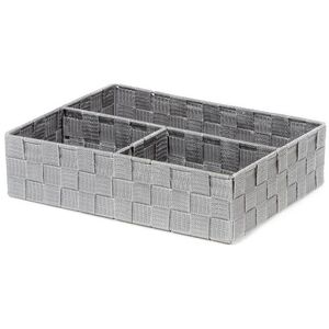 Compactor TEX Rendszerező fehérneműhöz és kiegészítőkhöz - 3 részes, 32 x 25 x 8 cm, szürke kép