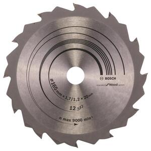 Bosch fűrészlap Speedline Wood 165 x 20/16 x 1, 7 mm, 12 2.608.642.600 kép