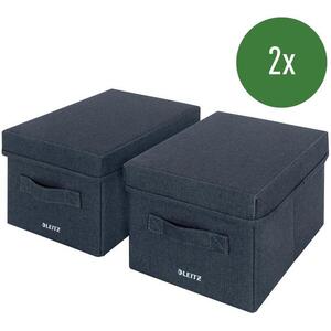 Leitz Fabric textil tároló fedővel - S 16 × 19 × 28, 5 cm - 2 db kép