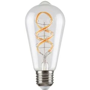 Rábalux LED izzó Spiral Filament Amber ST64, 4 W, E27 kép