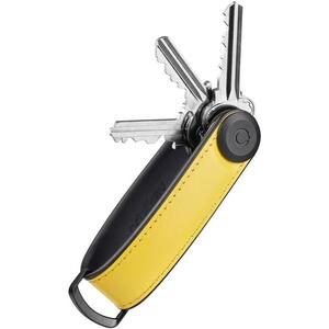 ORBITKEY Key Organizer Leather 2.0 - Solar Yellow kép