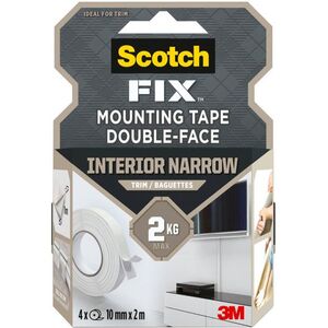 3M Scotch-FIX™ keskeny kétoldalas szerelőszalag, 4 db x 10 mm × 2 m kép