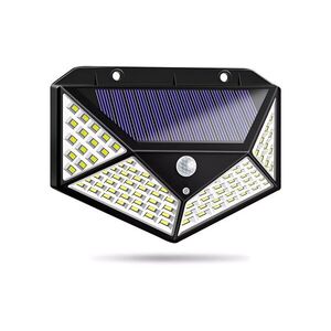 VERK 24240 Napelemes kültéri lámpa, 100 SMD LED, mozgásérzékelős kép