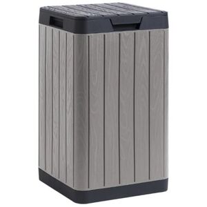 TOOMAX RIO GARDEN 80 l, műanyag kerti szemetes, szürke kép