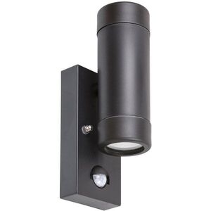 Rabalux kültéri mozgásérzékelős fali lámpa, 2×GU10, 10 W, 230 V, fekete, IP44 kép