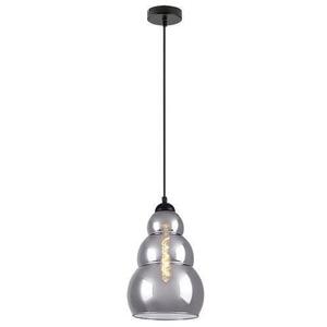 Rabalux 72211 SALVATORE függeszték, fekete / füstszín, 20 cm kép